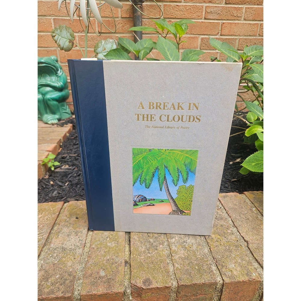 First Edition "A Break In The Clouds" 1993 Poetry Book, Ntl Library of Poetry